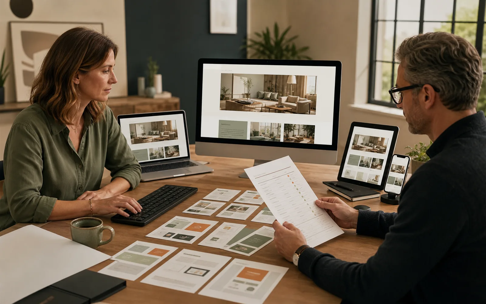 A professional website quality review across responsive devices, forms, accessibility, search settings and account ownership