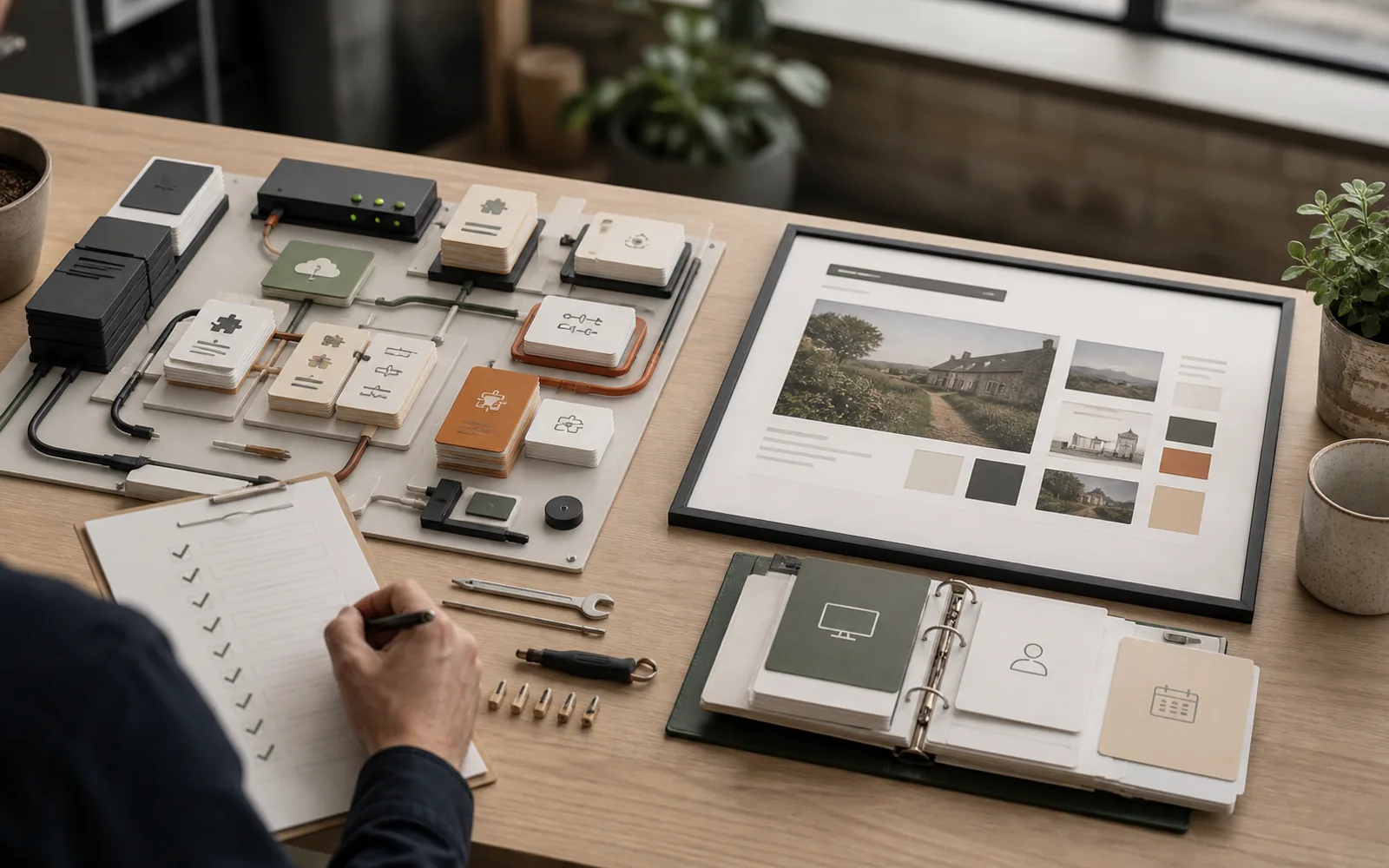 A modular WordPress stack compared with a Webflow site and workspace subscription